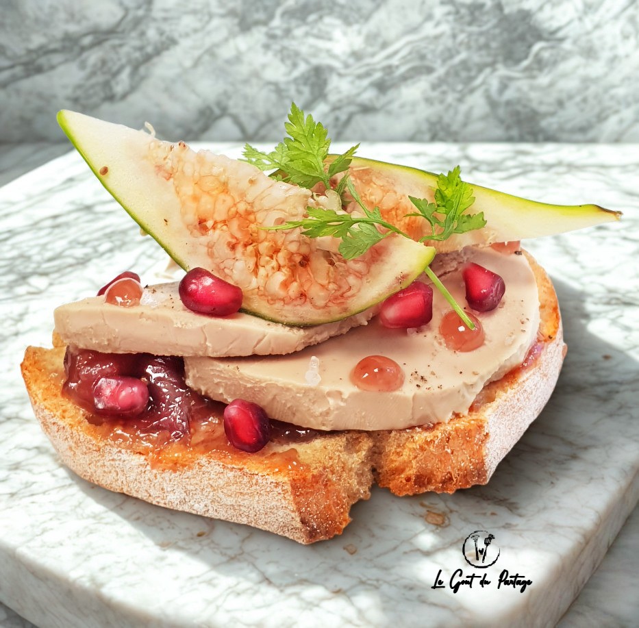  slide 1. Ficelle croustille foie gras figue