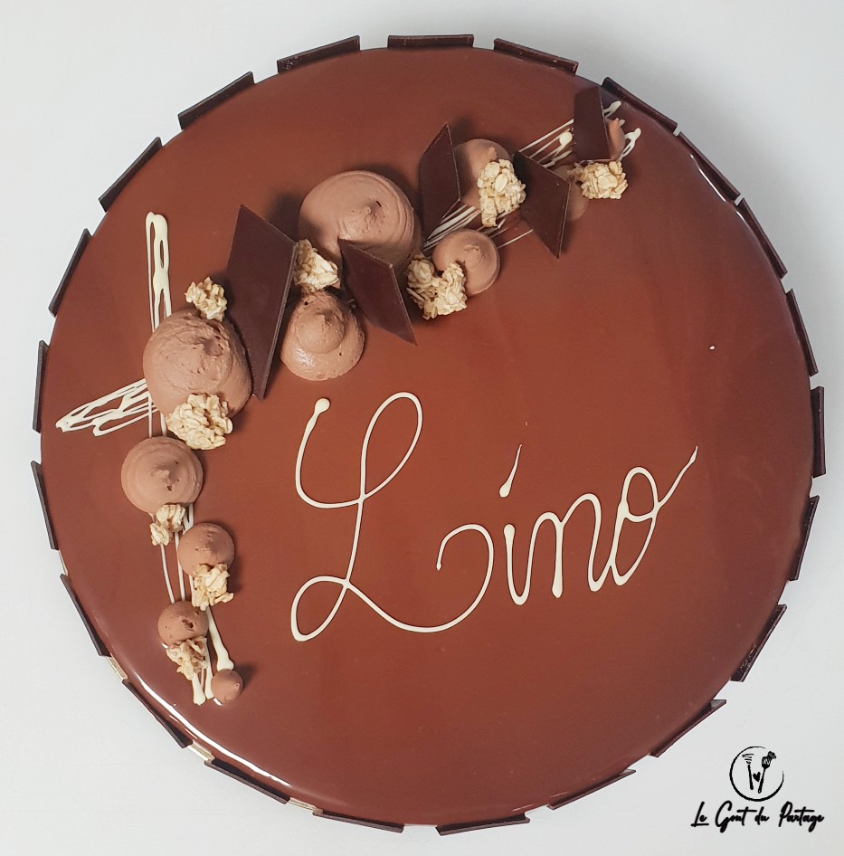  slide 7. Entremet chocolat praliné noisette